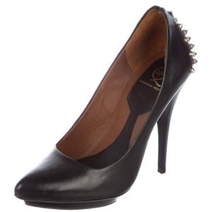 McQ Alexander McQueen black studded pumps